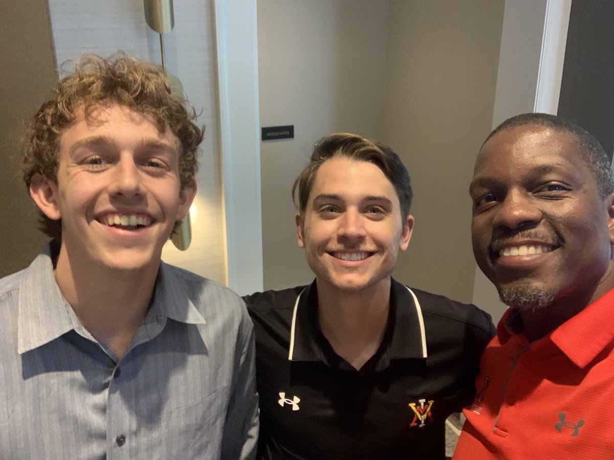 jamjamwalton's tweet image. The Team behind the Team! Thank you @ndbarbee and @papa_stu17 for your work and efforts to amplify @VMI_Football! #RahVaMil