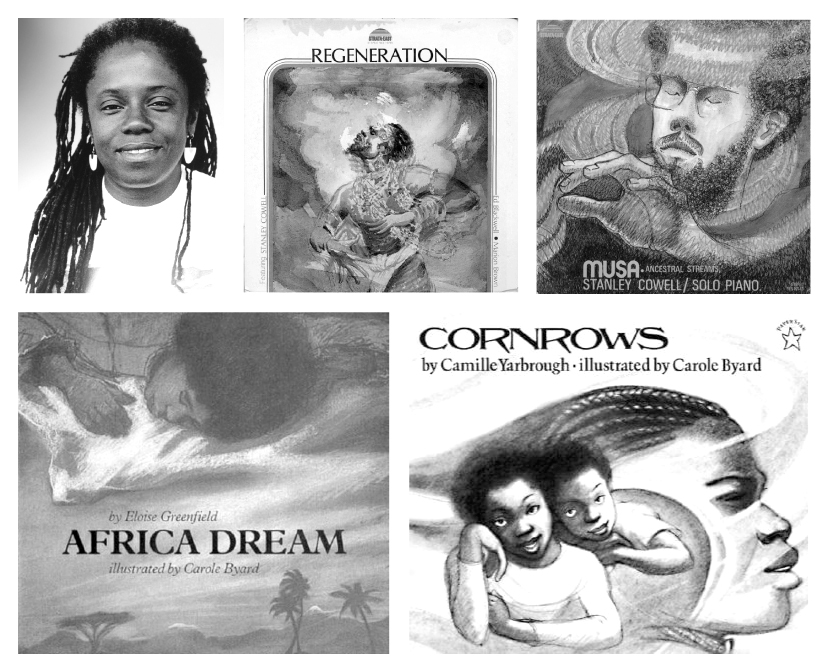 designonething's tweet image. Happy birthday Carole Byard. The gifted artist, illustrator, and photographer, best known as a Caldecott Honor and Coretta Scott King award-winning illustrator of children's books, often focusing on African heritage and Black stories, was born today in 1941.