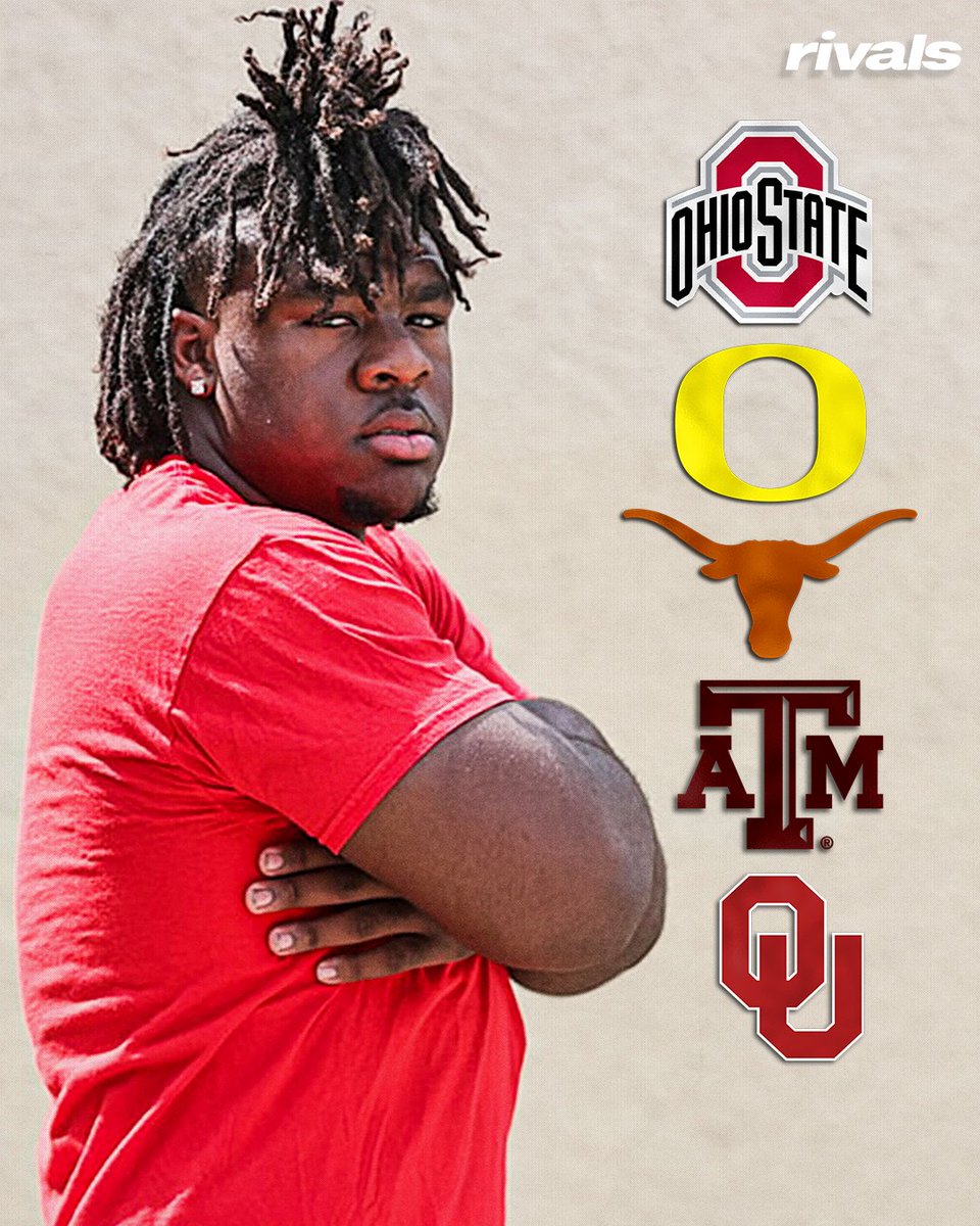 Rivals's tweet image. Oregon battling host of national powers for five-star DL Jalen Brewster, according to @samspiegs 🦆
Intel: on3.com/rivals/news/or…