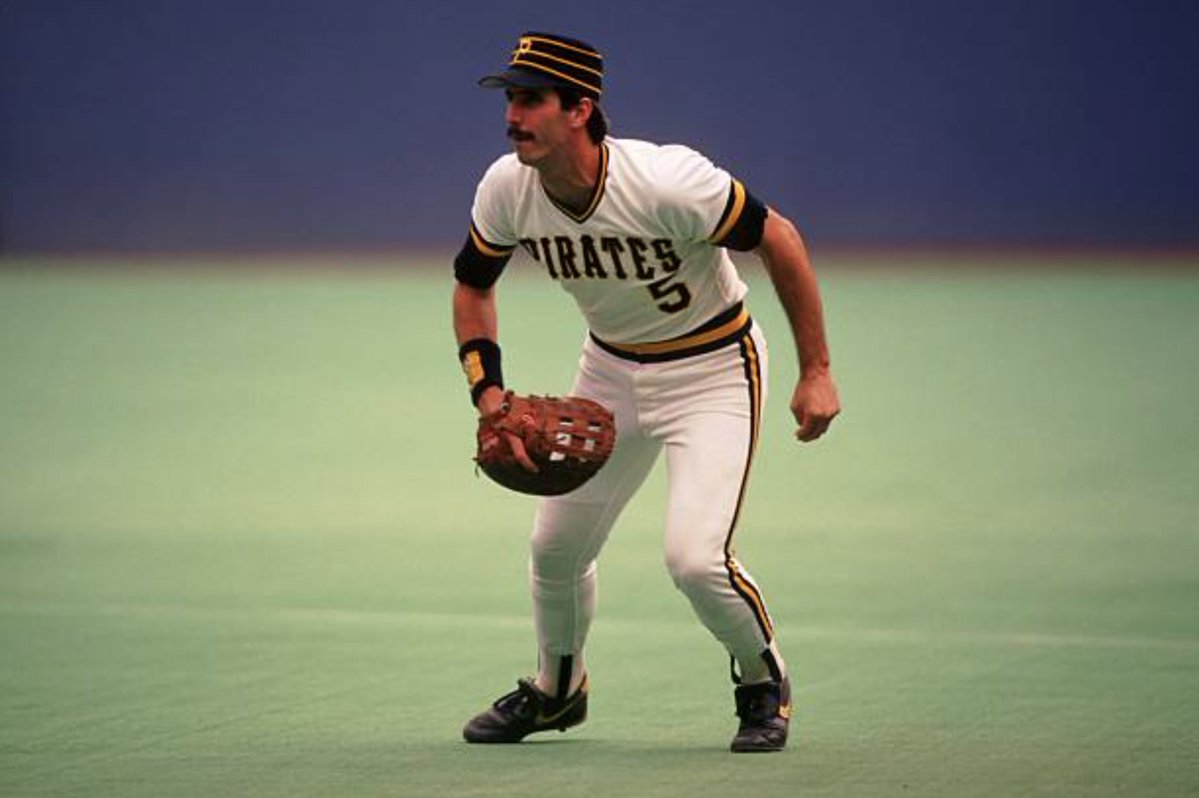 Sid Bream during a game at Three Rivers Stadium, 1986