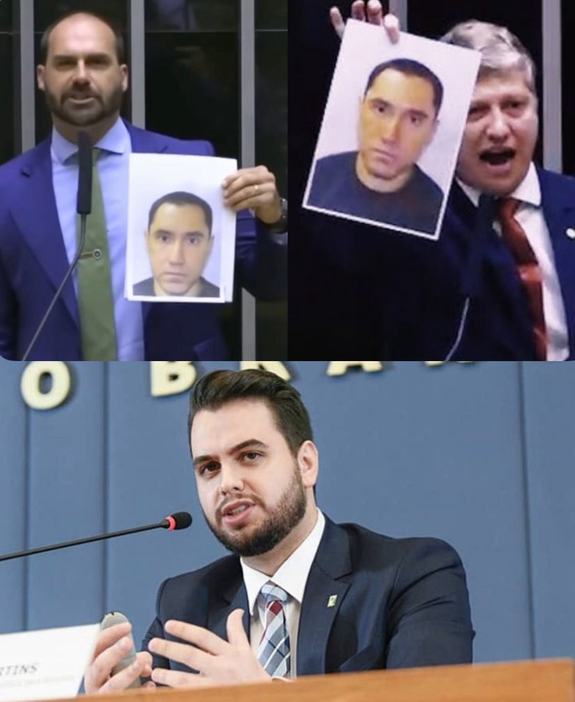 ‼️ 🇧🇷
Precisamos relatar o que aconteceu ontem durante a oitiva conduzida no âmbito da ação penal contra Filipe Martins.

- A defesa de Filipe fez o que se espera de qualquer advogado: questionamentos. 

- Fábio Shor, sim, o da foto, famoso delegado da Polícia Federal, foi