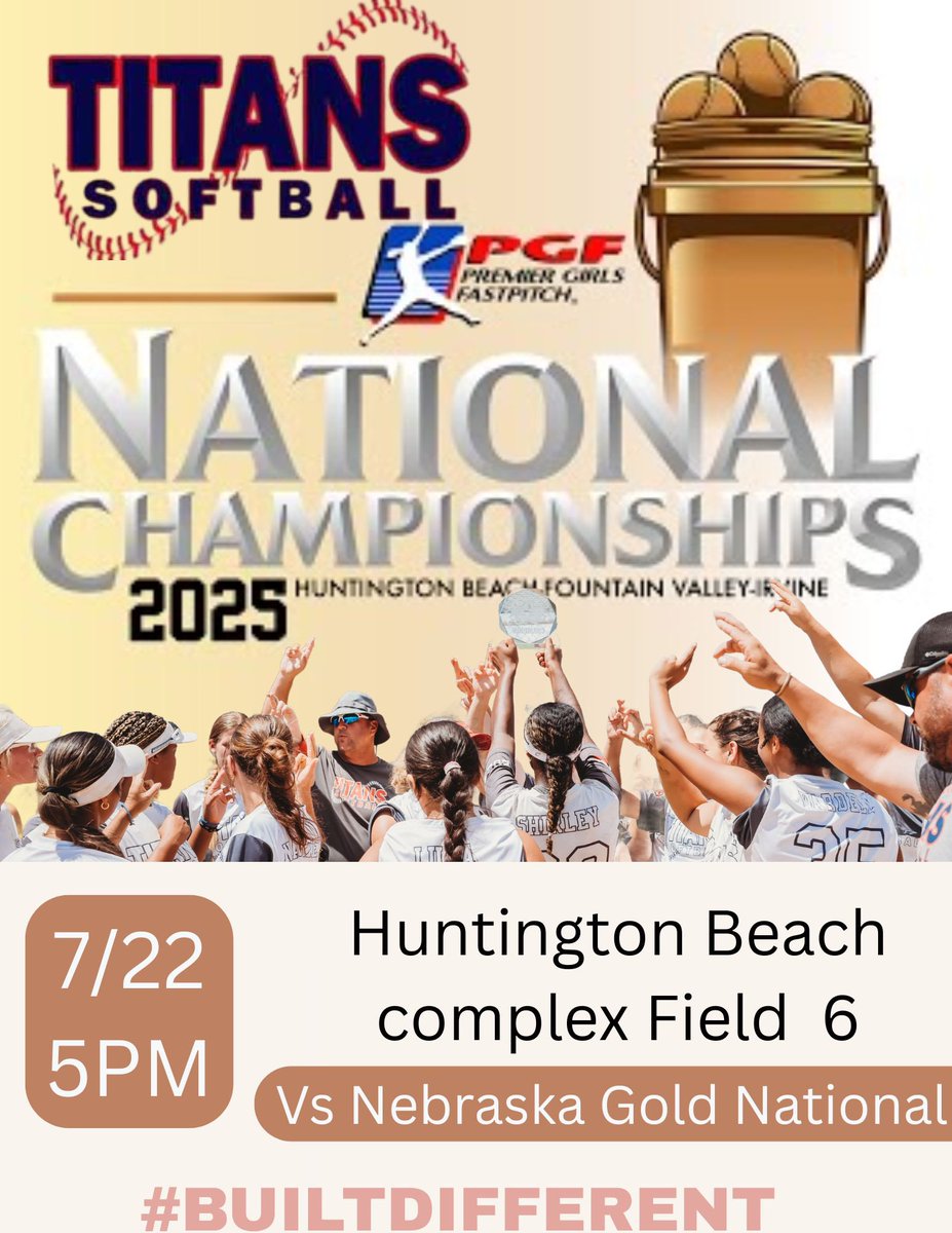 Bracket play begins today for Titans Buettner 18u. Let’s go ladies!!