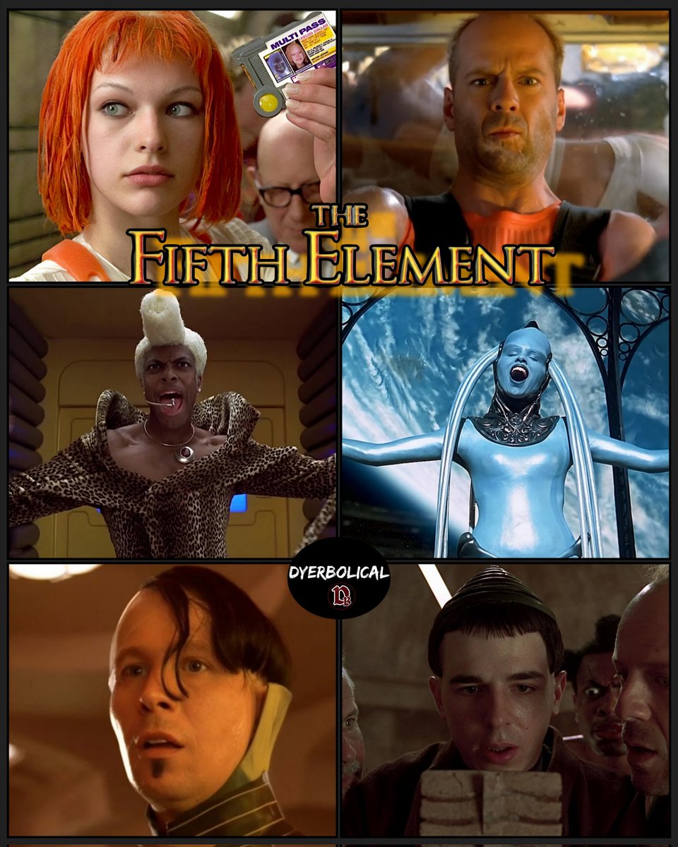 DyerbolicalDB's tweet image. The Fifth Element (1997)
One of the best Sci-fi's of all time.
