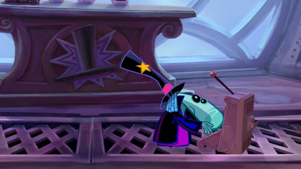 RaymanTogether's tweet image. Michel Ancel said in a response on Instagram that The Magician (Dark Teensy) was supposed to have a big speech where he'd explain how he woke the Dead, that he's a huge Mr. Dark fan, and that he wanted to swap the world with AI robots. This idea was scrapped. #Rayman #Ubisoft