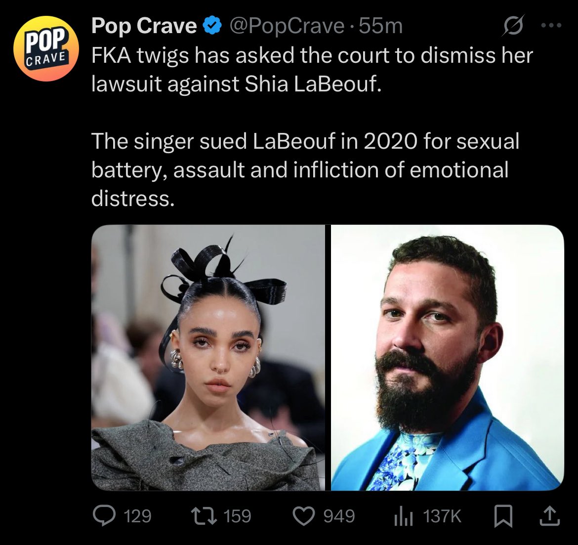 vespertwigs's tweet photo. the case wasn’t dismissed. let’s make it clear that not only was it a settlement, the court date has been pushed back three times in 4 years. https://t.co/S7cMaEEduw