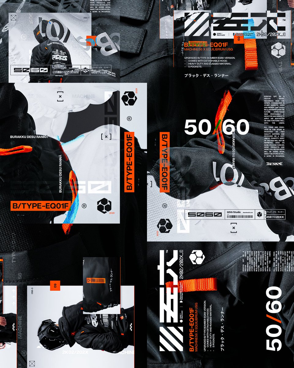 RityCreative's tweet image. POSTER // M56 B TYPE - EQ01F / ALT