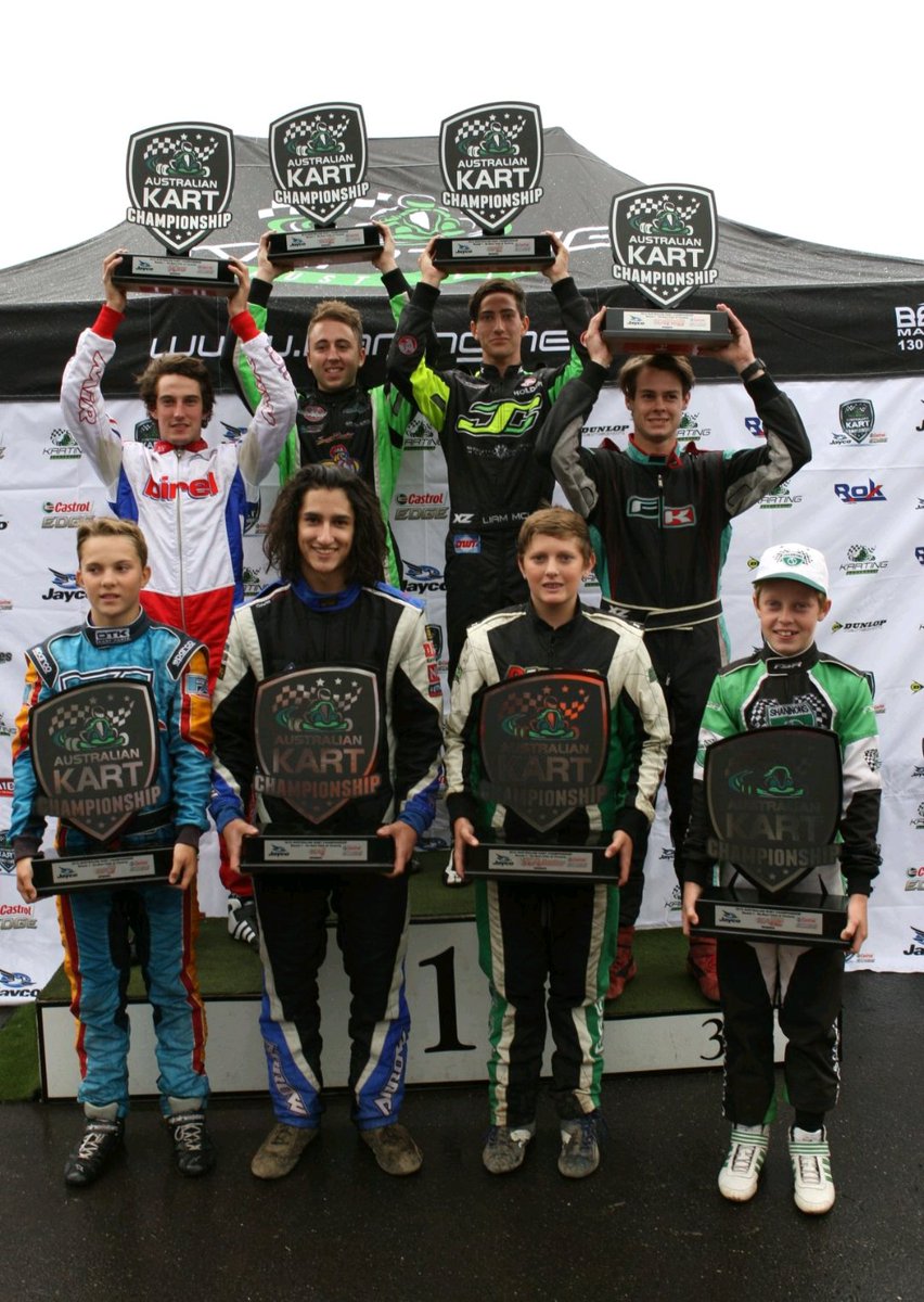 laurogeitabat's tweet image. the australian kart championship will celebrate its 50th round this weekend and among the pics they shared to commemorate this milestone they posted one of the winners from the inaugural round where little oscar can be spotted 🥹🤏🏻