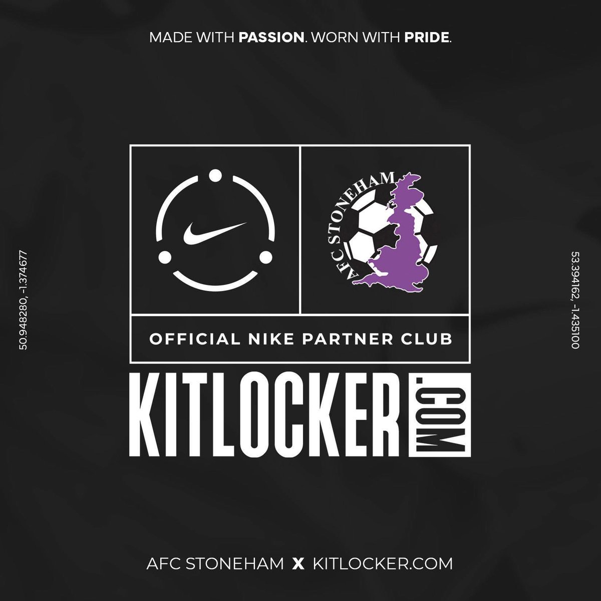 afc_stoneham's tweet image. 🚨 Big news! AFC Stoneham is now an official @NikePartner club, supported by @kitlocker 

🔥 3-year deal
⚽ Elite Nike gear
🛍️ Custom online shop
💪 Backing the FA’s Powerhouse Project

More than a kit deal — it’s progress.

#UpThePurps 💜⚽️