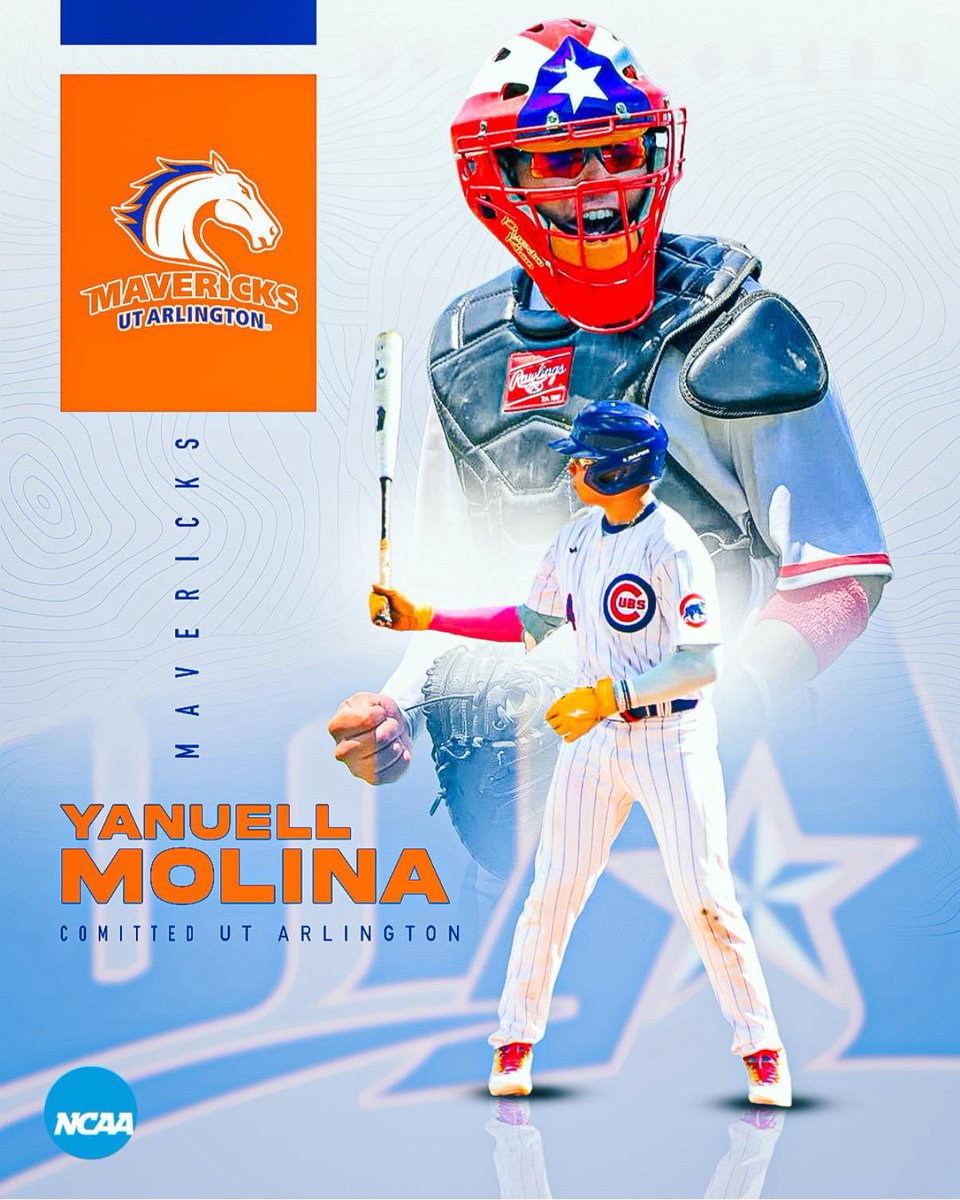 Yanu_Molina's tweet image. I am happy to announce my commitment to the University of Texas in Arlington @UTAMavsBSB to further my athletic and academic career.I would like to thank God for everything. Also would like to thank my parents because without them I would not be where I am at right now.