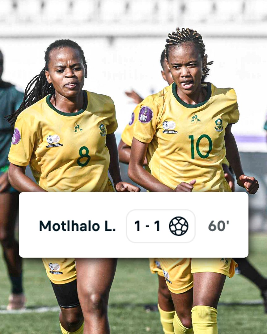 ESPNAfrica's tweet image. Nigeria had gone their entire WAFCON campaign without conceding a single goal...
That is until they met South Africa's Linda Motlhalo 😉