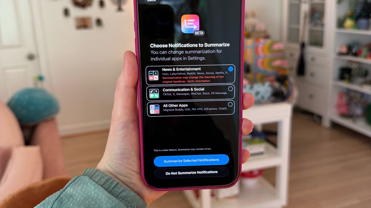 MacRumors's tweet image. iOS 26 Beta 4 Reintroduces Notification Summaries for News Apps macrumors.com/2025/07/22/ios…