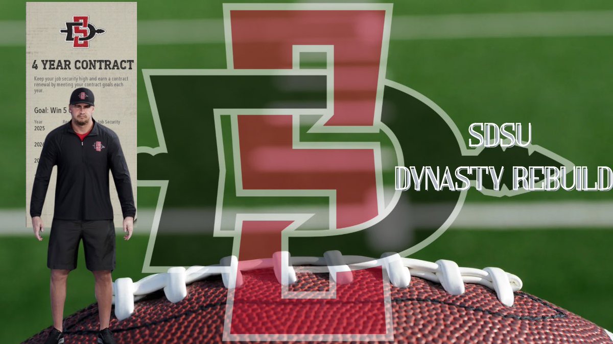 🎮 Y’ALL WENT WILD on my old Twitter &amp; last game!🔥Been swamped, but THE WAIT IS OVER! 🚨 Dive into the ULTIMATE San Diego State Dynasty Rebuild drop on YouTube NOW! 📺💥 Subscribe now 🤙

<a href="/AztecFB/">San Diego State Football</a> 

#CFB26 #CFB26Dynasty 

Click here: #LevelUp #MustWatch youtu.be/881Cw1SXqHo