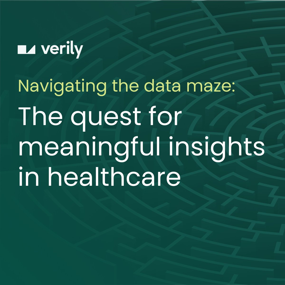 Verily (@verily) on Twitter photo Siloed systems and cumbersome workflows create a gap between biomedical data generation and data usability. 
Learn strategies for adopting a connected and trusted research environment, with the goal of gaining meaningful insights in healthcare faster. veri.ly/4lJPwCH Siloed systems and cumbersome workflows create a gap between biomedical data generation and data usability. 
Learn strategies for adopting a connected and trusted research environment, with the goal of gaining meaningful insights in healthcare faster. veri.ly/4lJPwCH