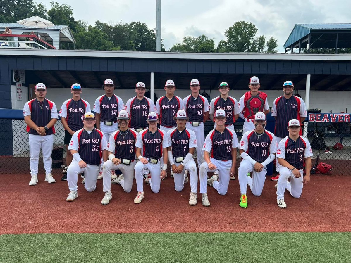 Post159Baseball's tweet image. Long week of baseball for the Post 159 program which ultimately ended the season Saturday for both groups. The Region 4 Senior tourney was hosted here in St. Clairsville. Their inaugural year, the Juniors make an appearance in the Ohio State ALB tourney in Lancaster!

Seniors:…
