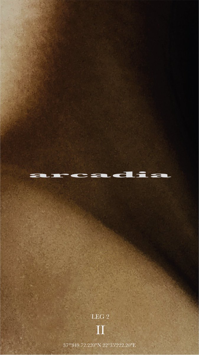 ARCADIA
LEG II
More details this Wednesday 🔥🌋⏳