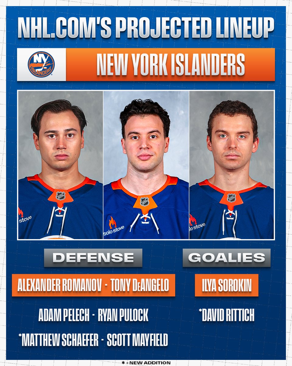 NHL's tweet image. First overall pick Matthew Schaefer and the @NYIslanders will look to make some noise this upcoming season! 🦞
Read more from @NHLdotcom ➡️ spr.ly/6012fHgpu