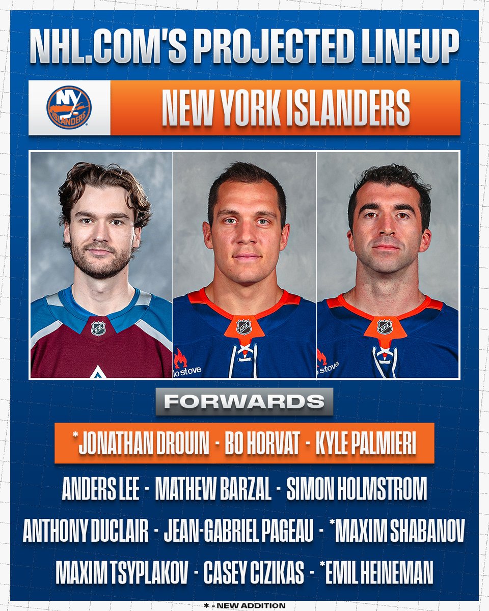NHL's tweet image. First overall pick Matthew Schaefer and the @NYIslanders will look to make some noise this upcoming season! 🦞
Read more from @NHLdotcom ➡️ spr.ly/6012fHgpu