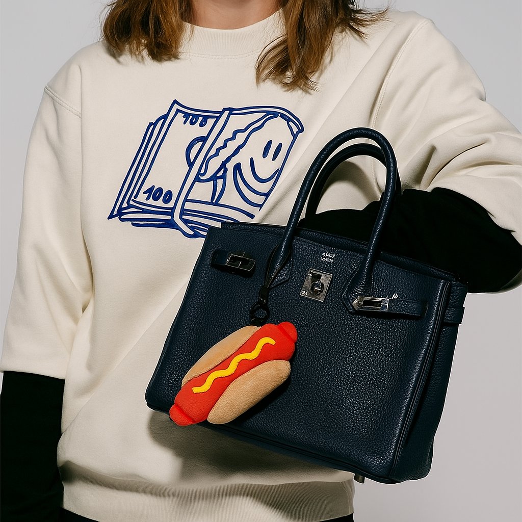 por que usar labubus?
si podes usar un panchito !
  ∧,,,∧    ~   ┏━━━━━━━━┓
(  ̳• · • ̳)   ~ ♡    i love hotdog     ♡
/       づ  ~  ┗━━━━━━━━┛