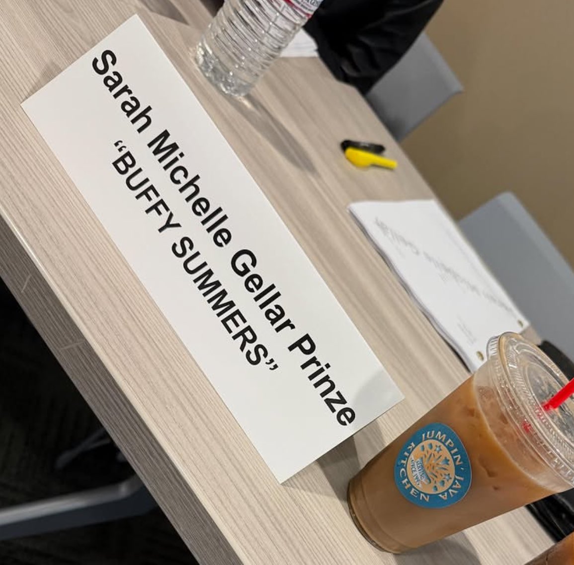 retrocvnty's tweet image. Sarah Michelle Gellar via instagram
Looks like we’ve got a script for the pilot episode of the Buffy the Vampire Slayer revival already!