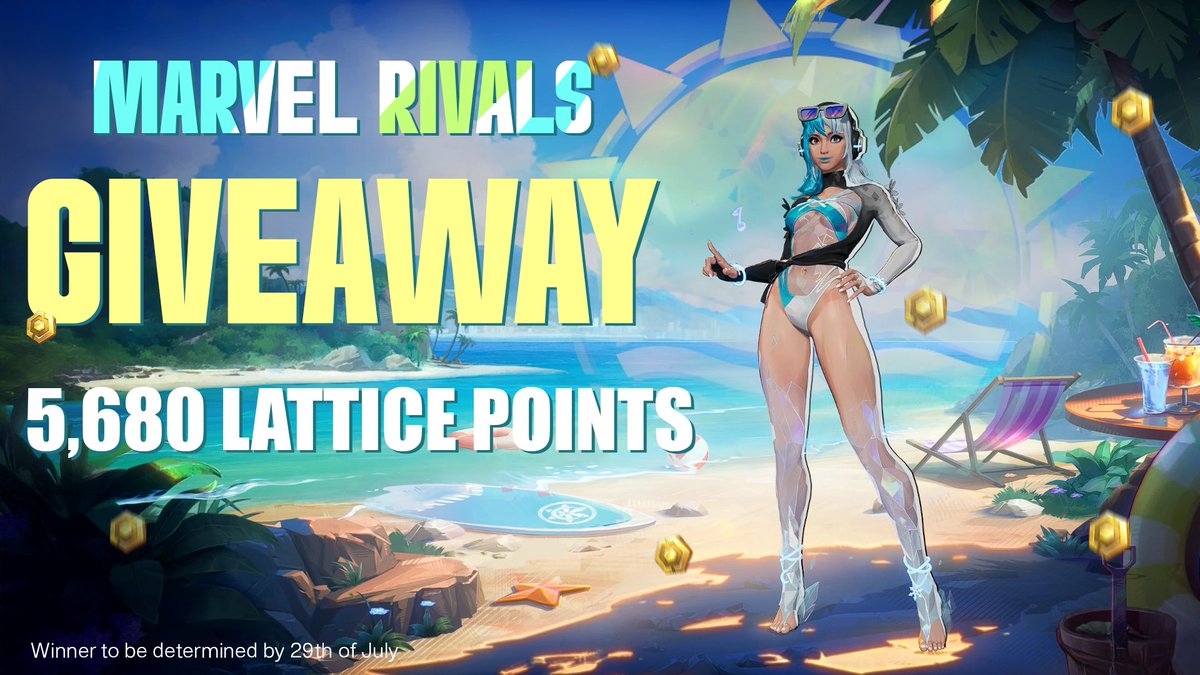 MarvelRivalsALT's tweet image. 🔥 5680 Lattice GIVEAWAY ($50) 🔥 | #MarvelRivals
➡️ TO ENTER:
✅ Follow @WallhackHQ & @MarvelRivalsALT
✅ Retweet
✅ Tag your duo
⏰ Giveaway ends in 7 days! All platforms and regions can participate.