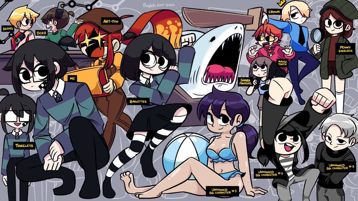 BagletsOfficial's tweet image. original character reunion