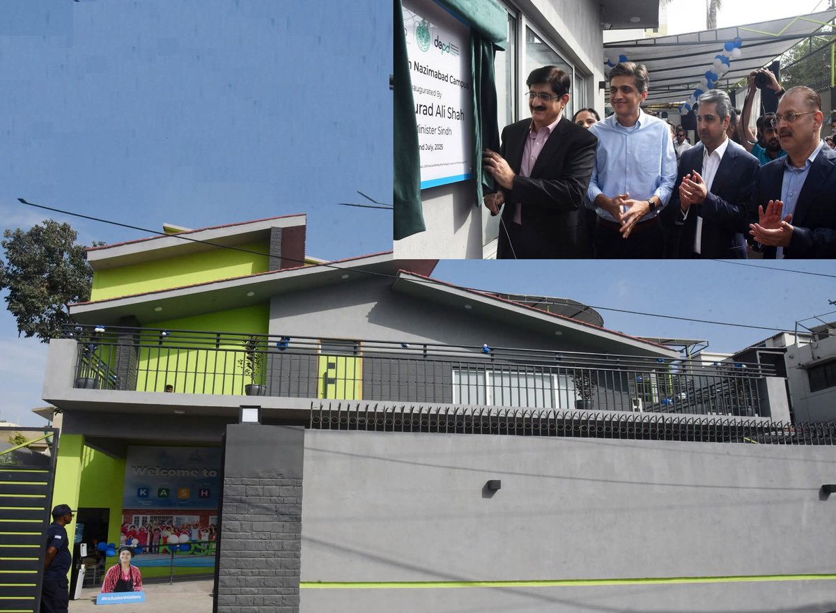 FaizanGujjar026's tweet image. کراچی: وزیراعلیٰ سندھ سید مراد علی شاہ نے نارتھ ناظم آباد میں ڈاؤن سنڈروم پروگرام (کے ڈی ایس پی) کے تیسرے  مرکز کا باقاعدہ افتتاح کردیا 
#VisionSindh #ProgressiveSindh