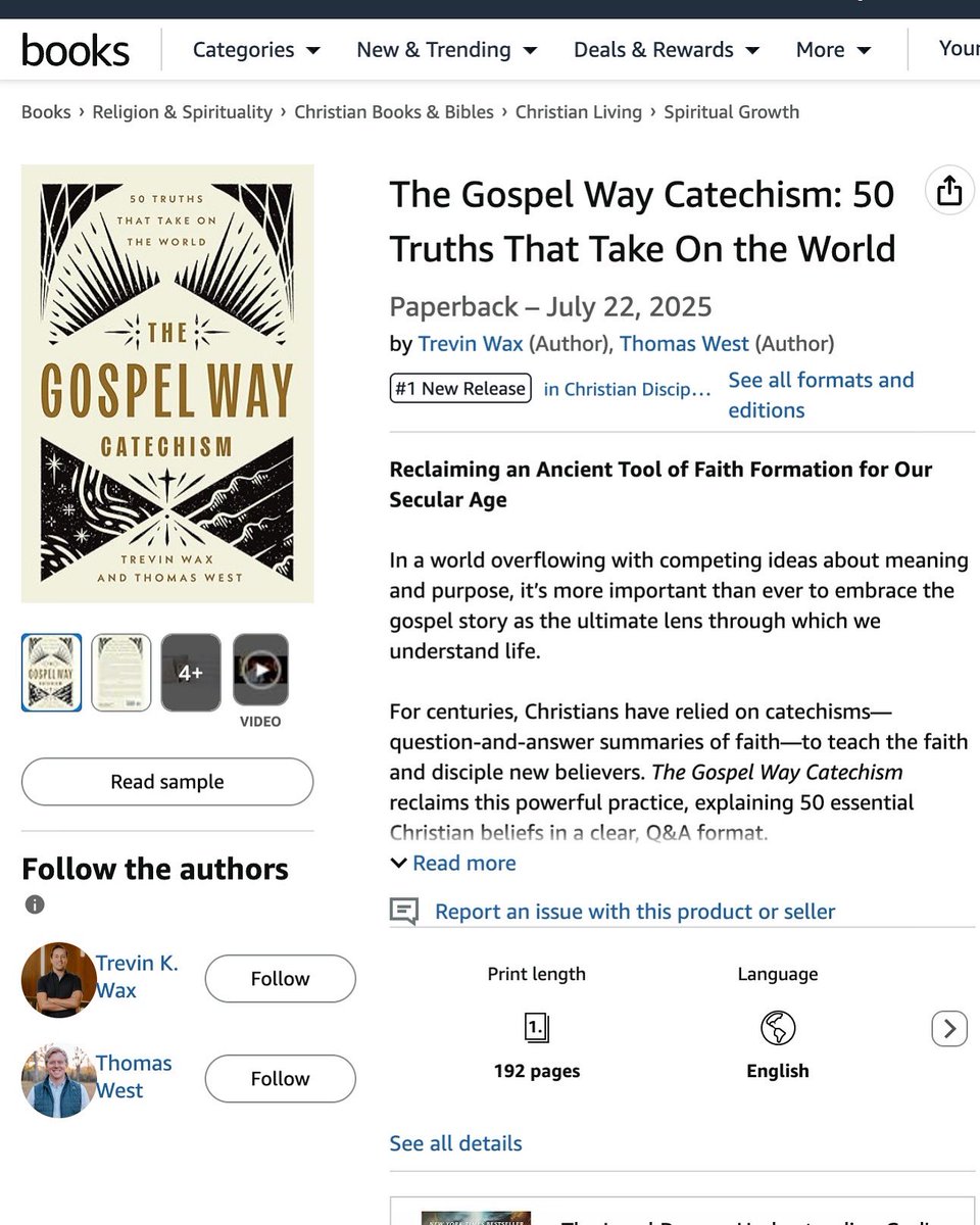 TweetingThomas_'s tweet image. It’s pub day! 🚀
Here’s to a very happy launch of this resource into the life of the world.
Thank you to all who supported this work with your prayers and encouragements. Many more thanks to those who pre-ordered The Gospel Way Catechism.
@Harvest_House have been an…