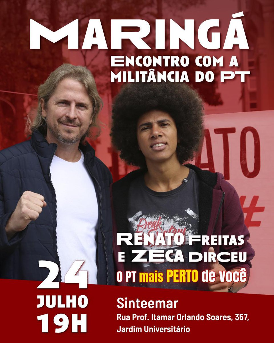 Renatoafjr's tweet image. Eu acredito na possibilidade de construir um partido que estenda as mãos diante de quem é ferido nas trincheiras da luta por justiça.
Eu acredito na força do povo e no protagonismo dos invisíveis.
Por isso tomo partido e me levanto para que haja mudanças.
Estamos nesse segundo…