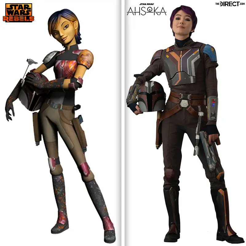 StarWarsDaily_'s tweet image. Did you enjoy seeing seeing Sabine Wren in live action?