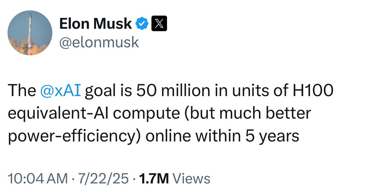 Teslaconomics's tweet image. xAI is just getting started. Grok is going to be the most intelligent AI in the world by far. $1 trillion company valuation in the making. No question.