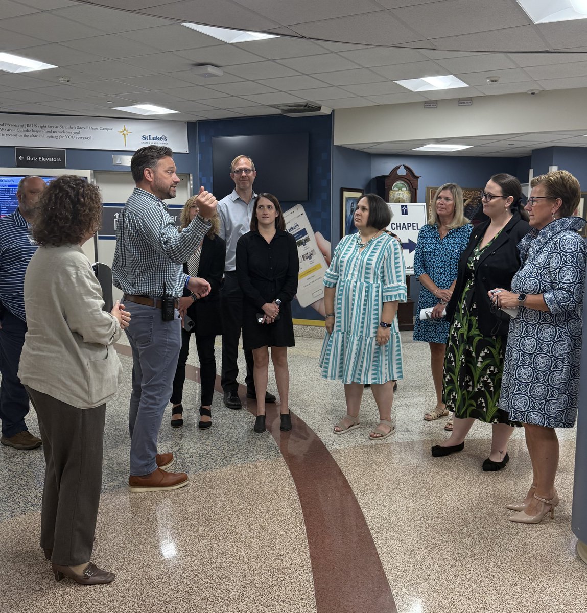 Thrilled to facilitate a visit for <a href="/PAHumanServices/">PA Department of Human Services</a> OMHSAS Deputy Secretary Jennifer Smith at <a href="/mystlukes/">St. Luke's University Health Network</a> to tour the site of their future walk-in center &amp; engage in an important policy discussion about reducing barriers to access to behavioral health services in the Commonwealth.