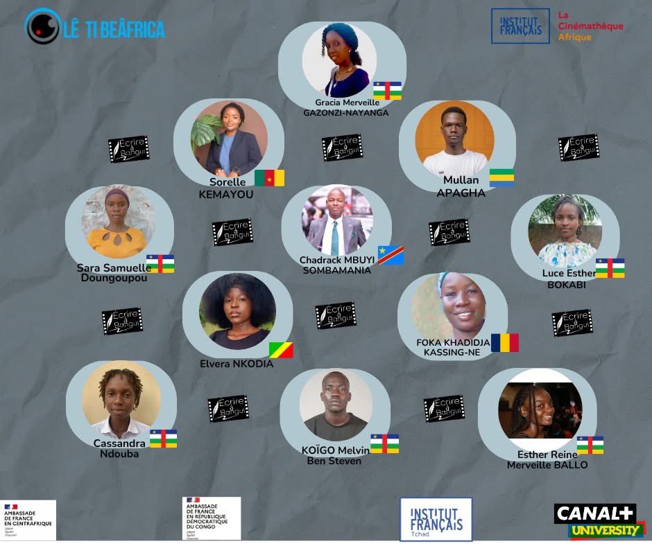 Chadrack Mbuyi Sombamania (@chadrackmbuyi01) on Twitter photo Depuis hier soir je séjourne à Bangui en RCA 🇨🇫 pour la 3ème édition d’"Écrire à Bangui", un atelier sur l’écriture cinématographique organisé par la fondation LÉ TI BEÂFRICA avec appuis de l’ <a href="/AmbaFranceRDC/">France en R.D.Congo 🇨🇵🇪🇺</a>, l’institut français et Canal+.
🔜 Documentaire sur la vie d’un #Drepa Depuis hier soir je séjourne à Bangui en RCA 🇨🇫 pour la 3ème édition d’"Écrire à Bangui", un atelier sur l’écriture cinématographique organisé par la fondation LÉ TI BEÂFRICA avec appuis de l’ <a href="/AmbaFranceRDC/">France en R.D.Congo 🇨🇵🇪🇺</a>, l’institut français et Canal+.
🔜 Documentaire sur la vie d’un #Drepa