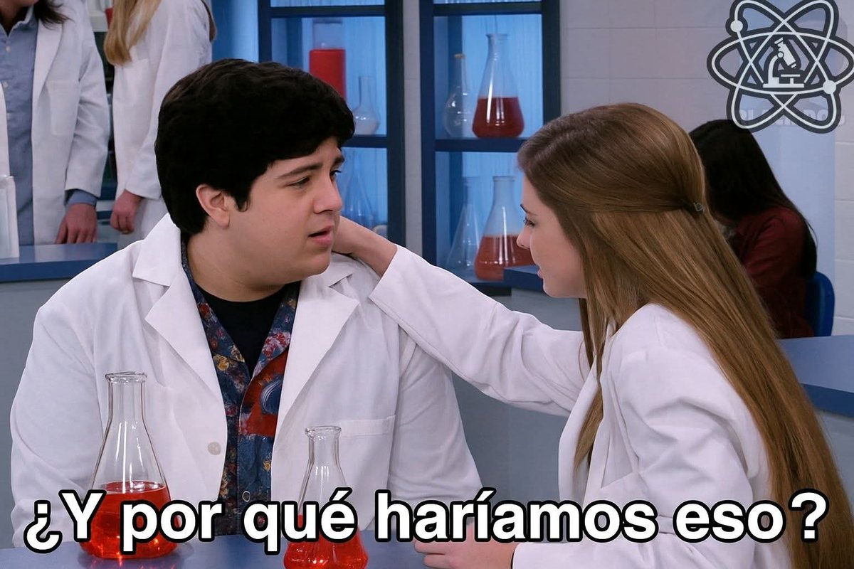 Ella: Y si vamos al almacén de reactivos?
Yo todo inocente: