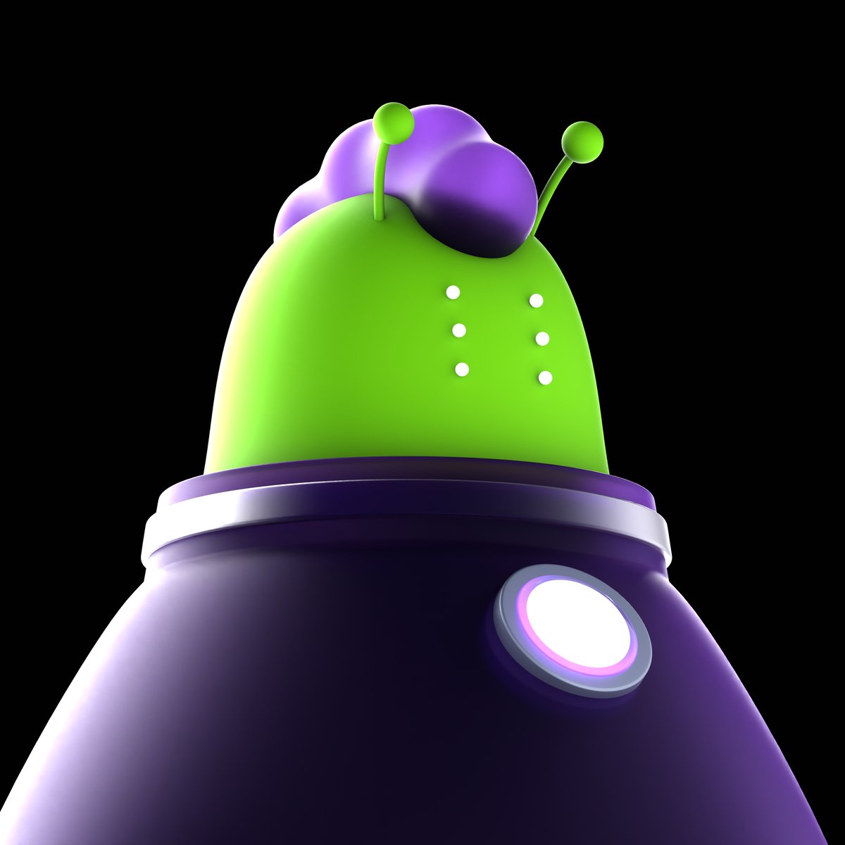 The Alien is stepping out of the shadows 👽

It glides past the edge of atmosphere, unbothered by vacuum, untouched by frost. Nothing here breathes, but it does.

Green glow, purple style. A shell built not for war, but exploring. The suit shields, the eyes made for the dark