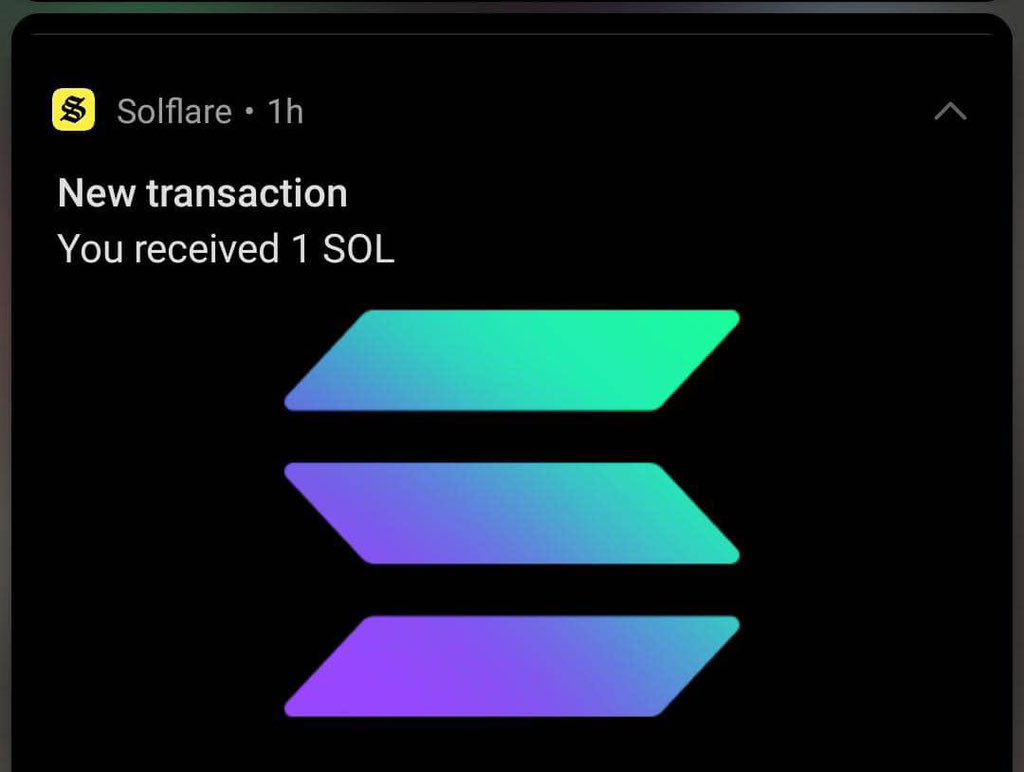 1 SOL and A Dream 😍🙏🏽

1 SOL = 1 SOL 

Staked in the most secured wallet on Solana <a href="/solflare/">Solflare - The Solana Wallet</a> 
Every day is a good day to use Solflare wallet
Everyday is a good day to onboard users on <a href="/solflare/">Solflare - The Solana Wallet</a> and <a href="/solana/">Solana</a> 
LFG 🔥💛🚀