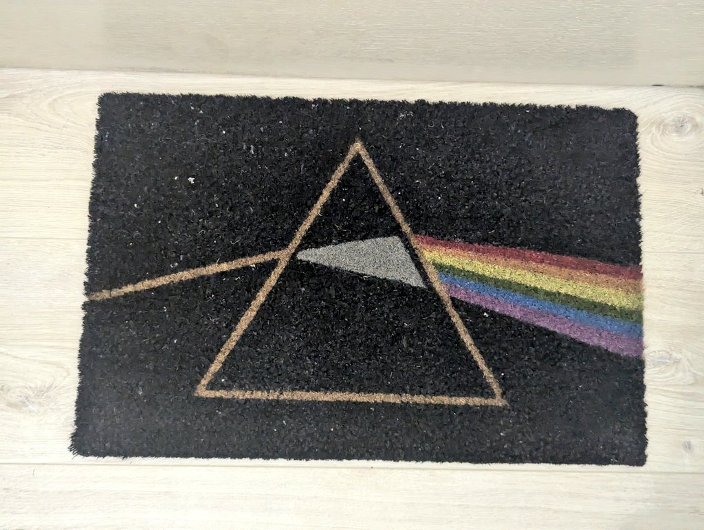 No quería llegar a estos extremos para ganar seguidores, pero aquí tenéis, una foto de mi felpudo.