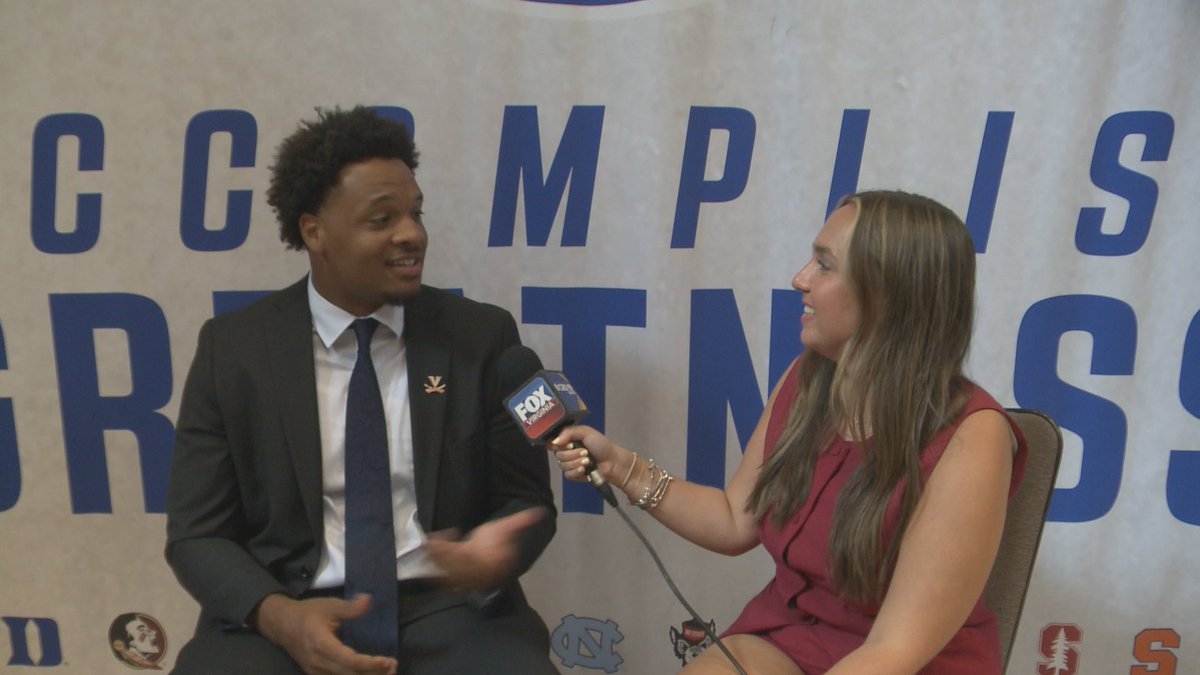 Keara Bruno (@keara_bruno) on Twitter photo Just got to chat with #UVA's Mitchell Melton (<a href="/m17m__/">Mitchell Melton.</a> ) at ACC Kickoff!
Hear about how is first season with the Hoos is going & what the team's expectations are for the Fall at 6 on <a href="/CBS19Sports/">CBS19 Sports</a>! Just got to chat with #UVA's Mitchell Melton (<a href="/m17m__/">Mitchell Melton.</a> ) at ACC Kickoff!
Hear about how is first season with the Hoos is going & what the team's expectations are for the Fall at 6 on <a href="/CBS19Sports/">CBS19 Sports</a>!