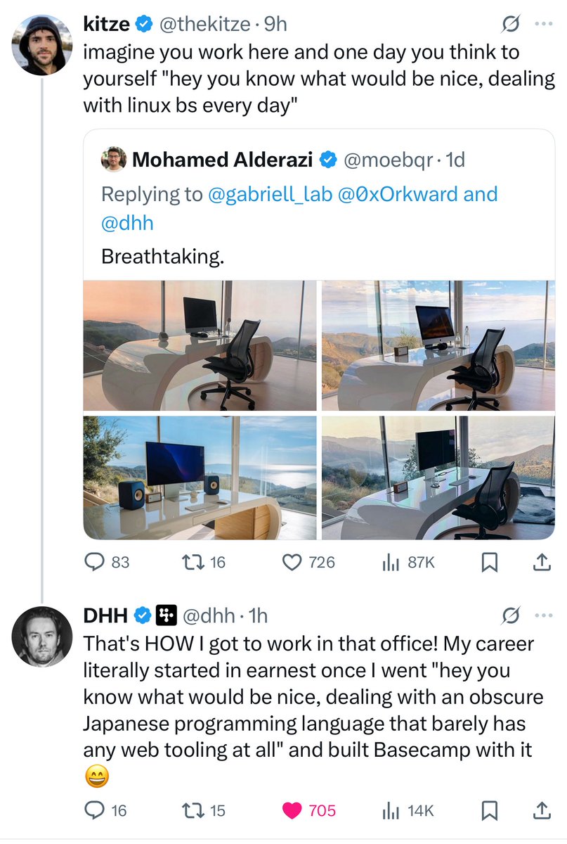 nbashaw's tweet image. Interesting paradox of DX
If you wanna make a great DX, you need to be willing to not have a great DX personally