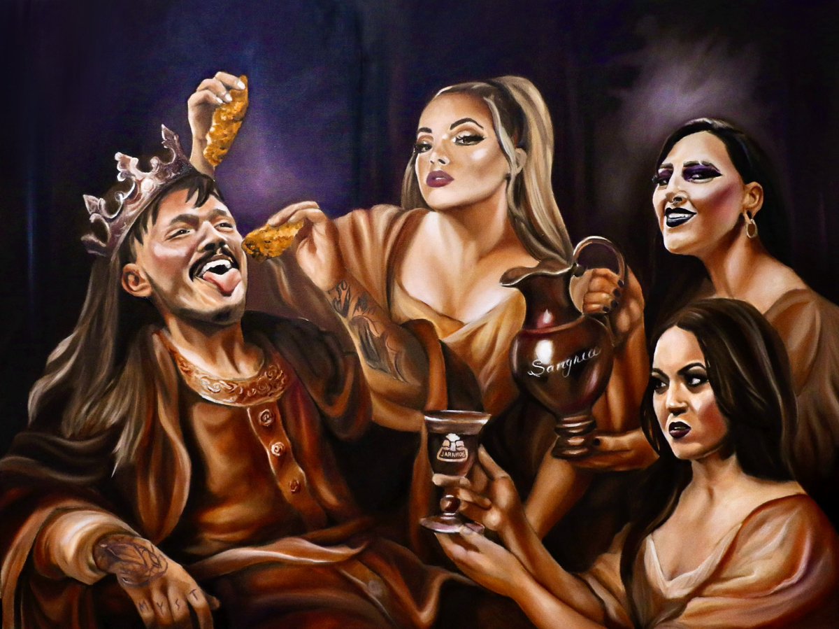 naomi_rosenblum's tweet image. “The Last Tender” finished painting. Can’t wait to do more creative paintings like this!!
Tshirts, prints, and the original all available now. 🫶