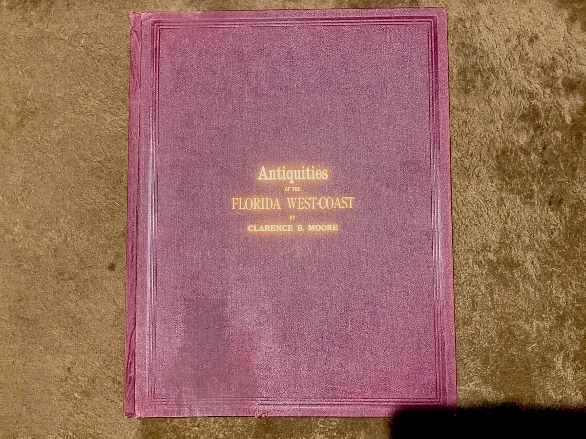 DrGregLittle2's tweet image. My newest Clarence B. Moore report: "Antiquities of the West Florida Coast" (1900).