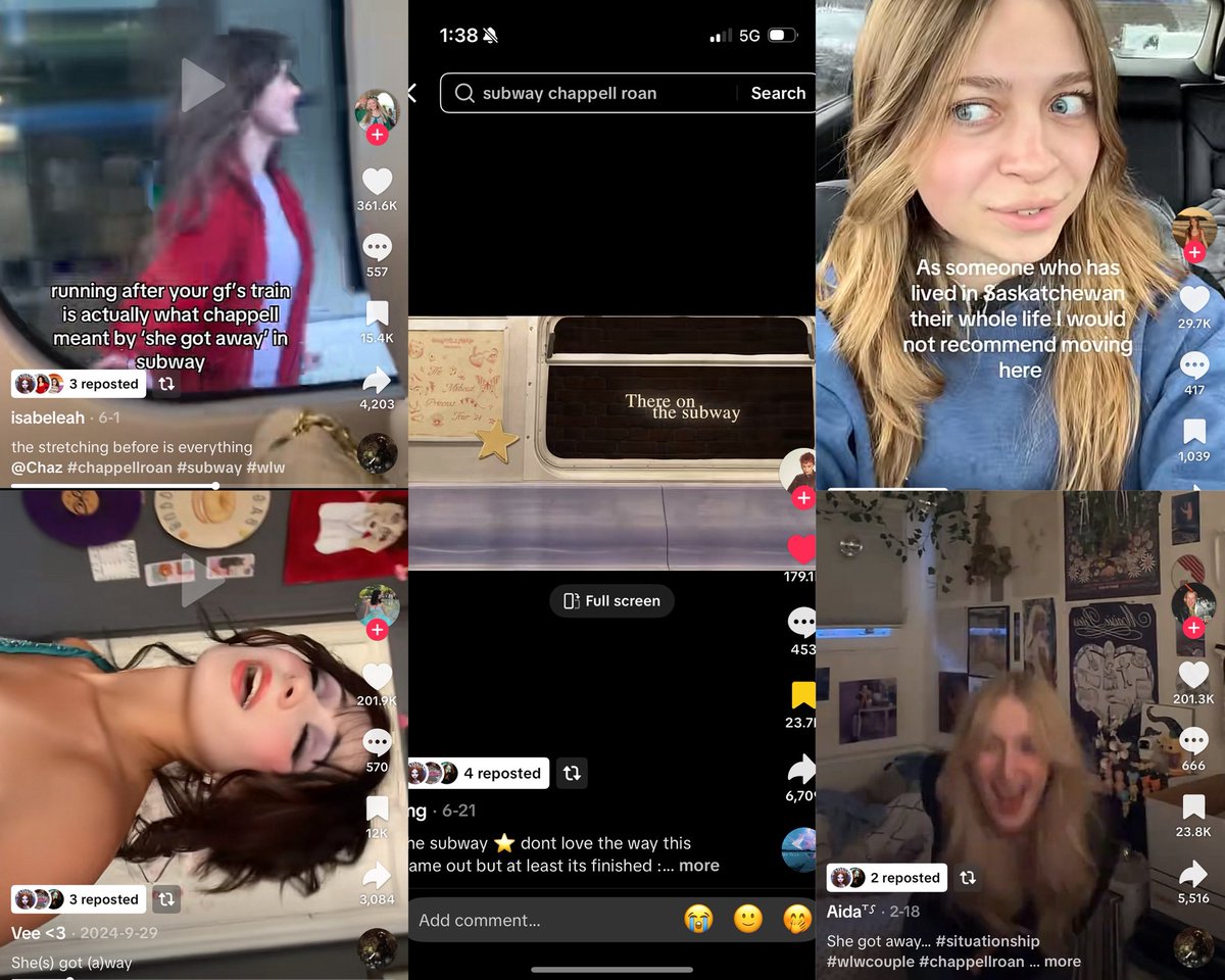 dailyroan's tweet image. chappell roan left a comment on one fan’s tiktok about her unreleased track ‘the subway’ & @crfandemonium has been reposting videos using the song! 🚕🗽
