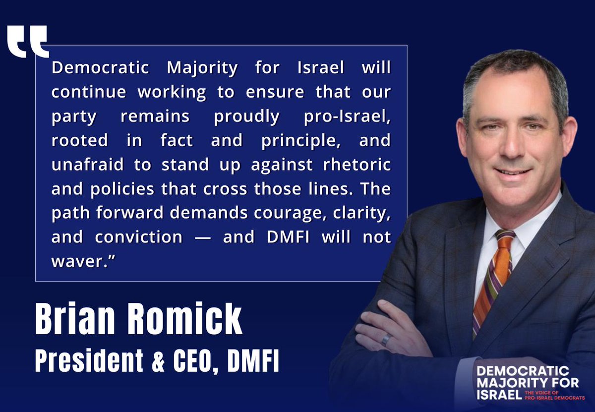 DemMaj4Israel's tweet image. DMFI will never waver in ensuring our party remains proudly pro-Israel.