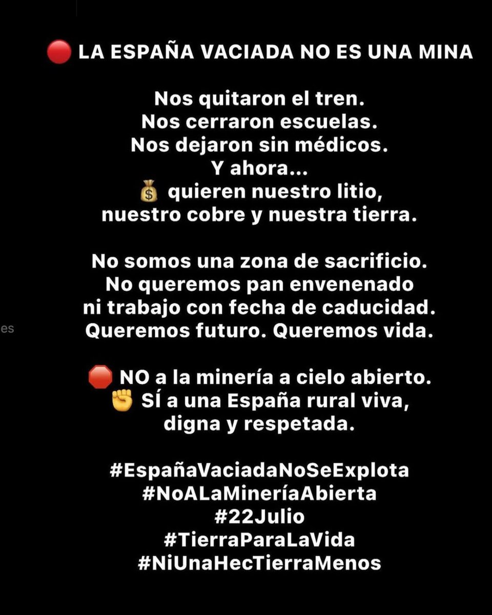 SurSinMegaminas's tweet photo. #NoALaMegamineria #22Julio https://t.co/6bUEGerPj0