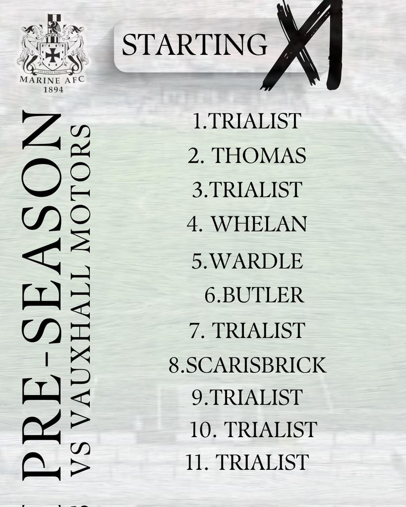 MarineAFC's tweet image. ▶️ Starting tonight in Cheshire.
Reminder that kick off is at 7.45pm