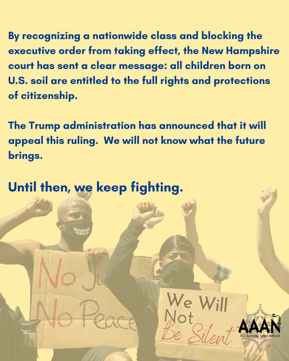 Trump’s attack on birthright citizenship!