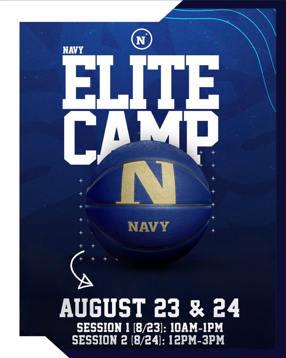 NavyBasketball's tweet image. 🏀 Navy Basketball Elite Camp 🏀
If you’re interested in @NavyBasketball - a REAL way to be seen by our staff
2️⃣ sessions - 8/23 and 8/24
🔗 - navysports.com/sports/2018/5/…