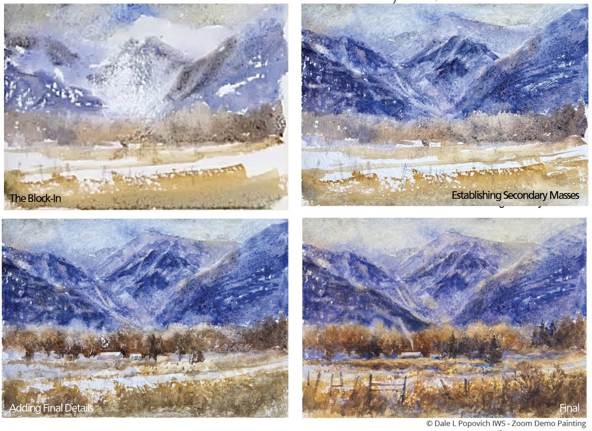 DalePopovich's tweet photo. 🎨🎨Hurry‼️Only A Few Spots Left For Palette &amp; Chisel Thursday's Watercolor Zoom Class - https://t.co/CfKkJpIMbs https://t.co/yLfUtL0RNS