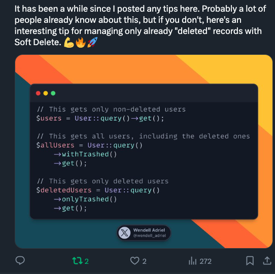 wendell_adriel's tweet image. IDK if it's because of the content or if it's something related to my account or just the algorithm changed since I last posted tips here before, but my 2 tips posts from yesterday and today are performing like 💩