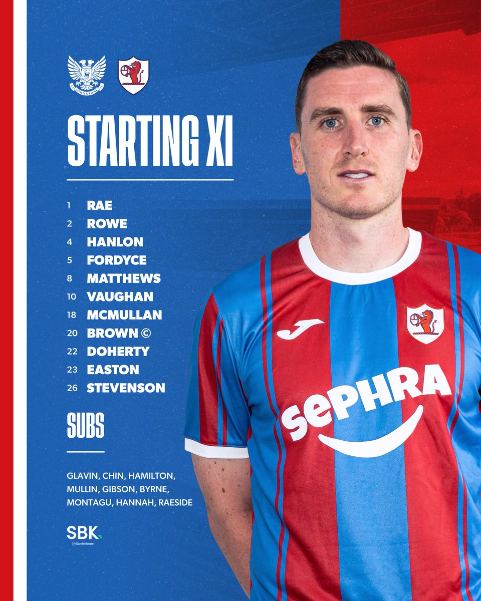 RaithRovers's tweet image. 📝 TEAM NEWS
Lewis Stevenson returns straight into tonight’s XI.
#COYR
