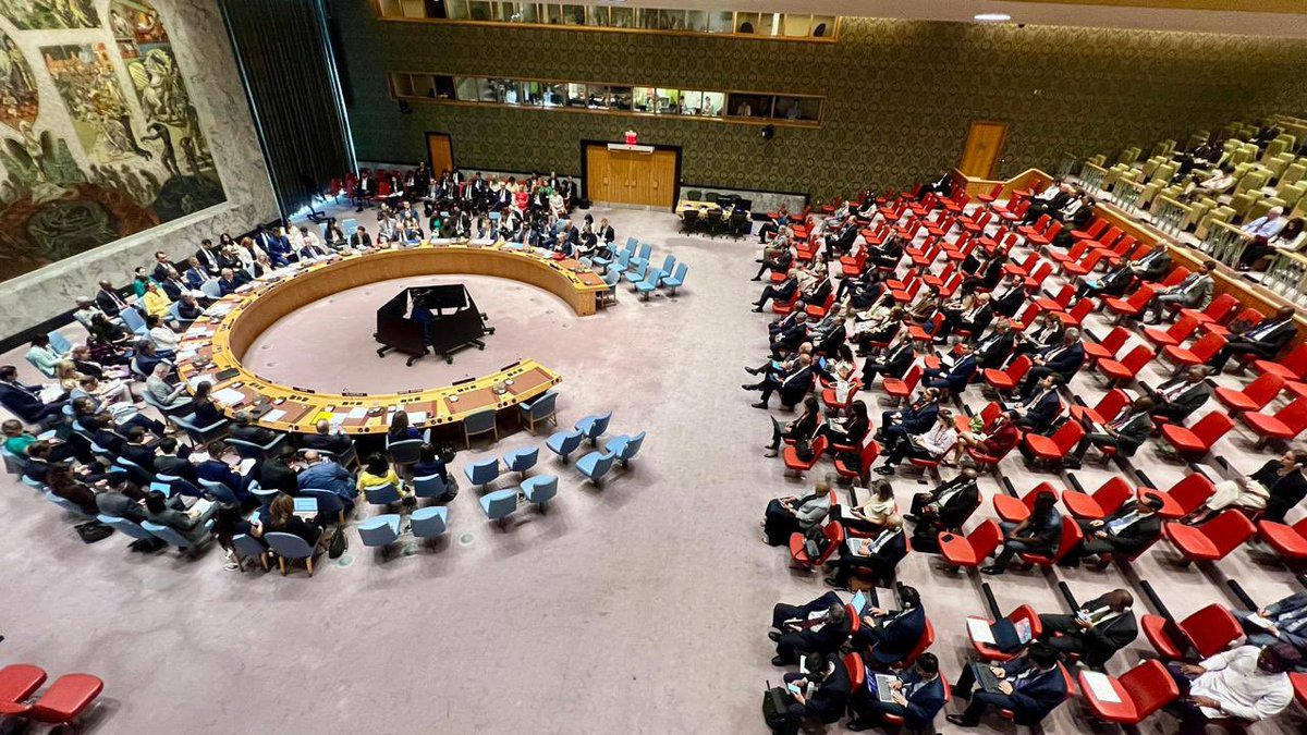 Today, I had the honour to preside over the UN Security Council’s high-level open debate on “Promoting International Peace and Security through Multilateralism and the Peaceful Settlement of Disputes.” 

In my Statement, I underscored that multilateralism is imperative at a time